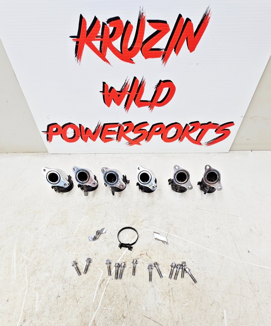 2000 HONDA VALKYRIE INTERSTATE Chrome Carb Carburetor Intake Manifold Runner Tub