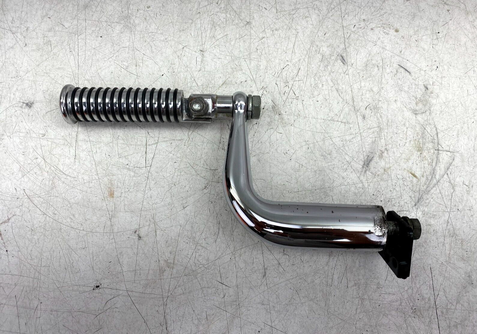 2001 Harley Davidson Sportster Highway Peg & Mounting Bracket Chrome