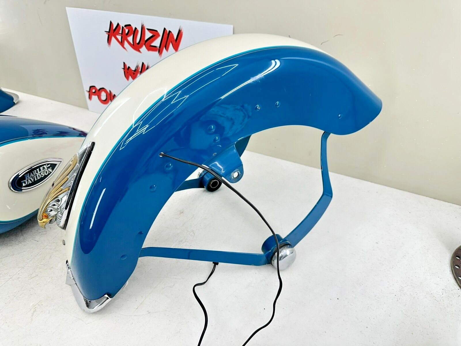 2001 HARLEY SOFTAIL FLTSTS Heritage Springer Front Rear Fender Gas Tank