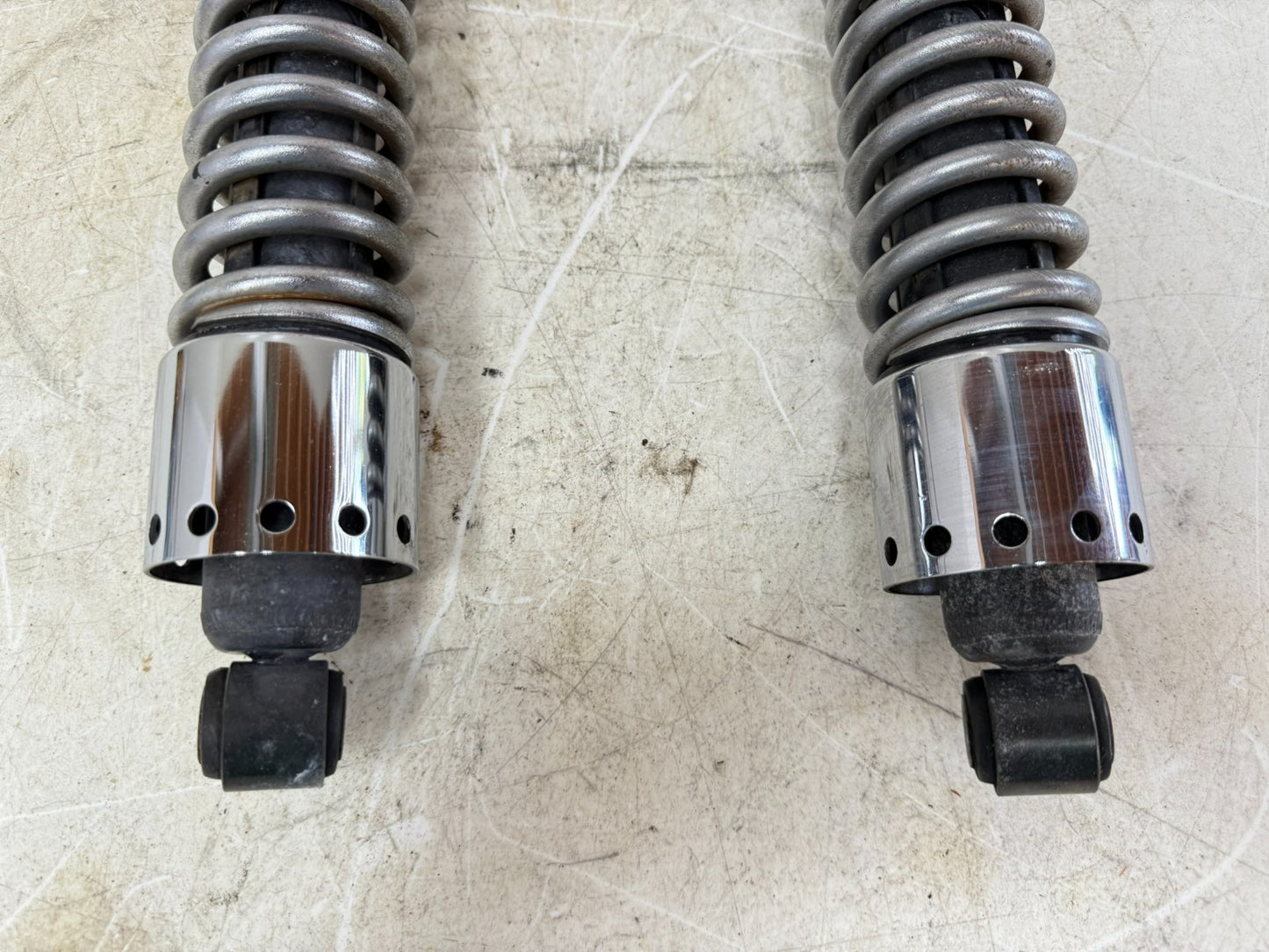 2003 HARLEY DYNA WIDE GLIDE Rear Shocks Suspension Chrome 13"