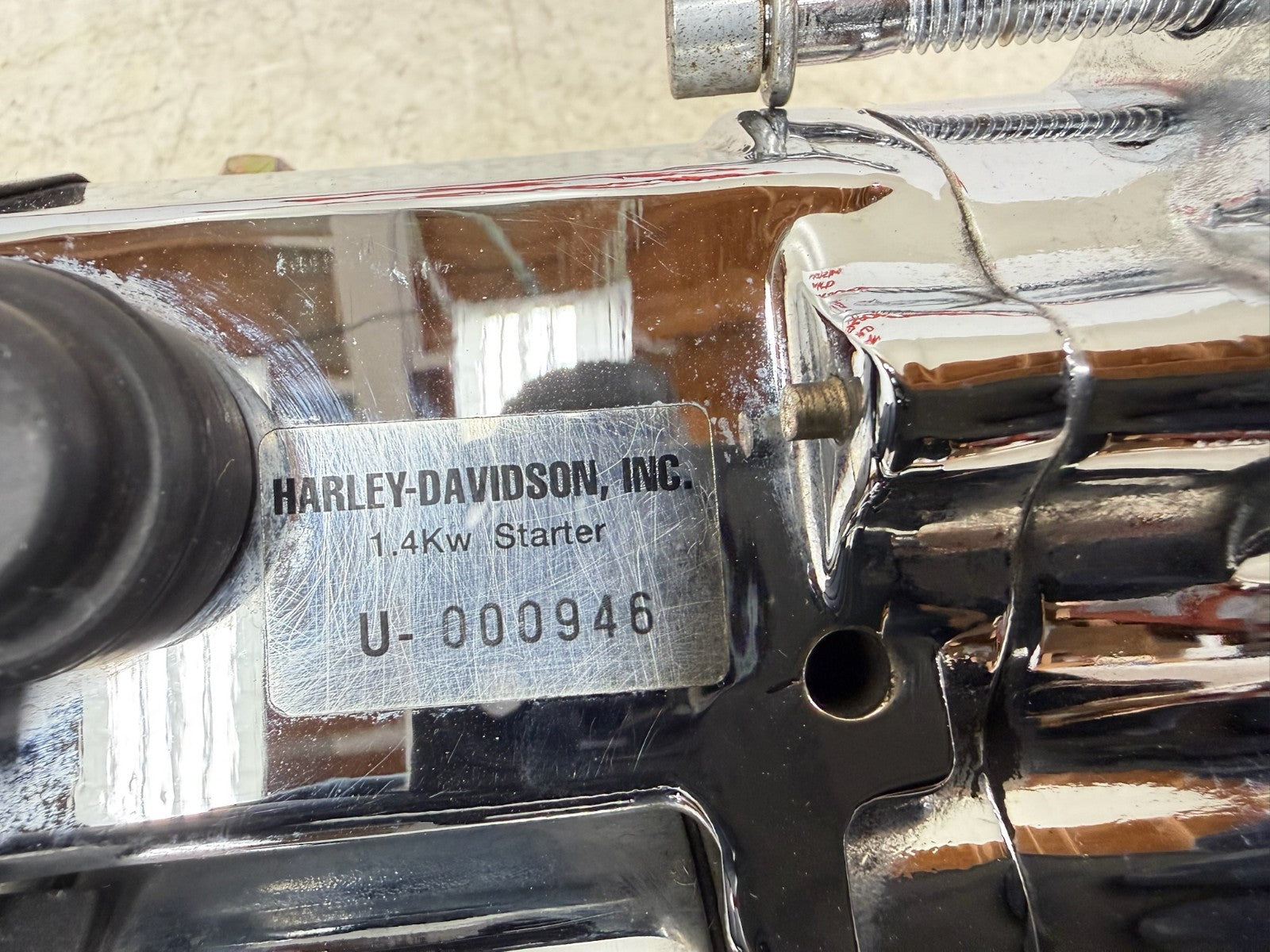 1993 HARLEY DYNA Wide Glide Chrome 1.4Kw Engine Starter Motor