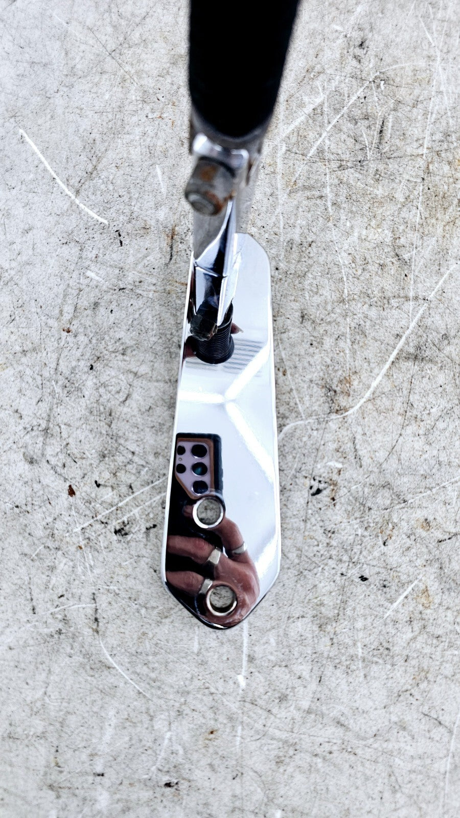 1995 HARLEY DYNA CONVERTIBLE Chrome Left Right Forward Highway Footpeg & Bracket