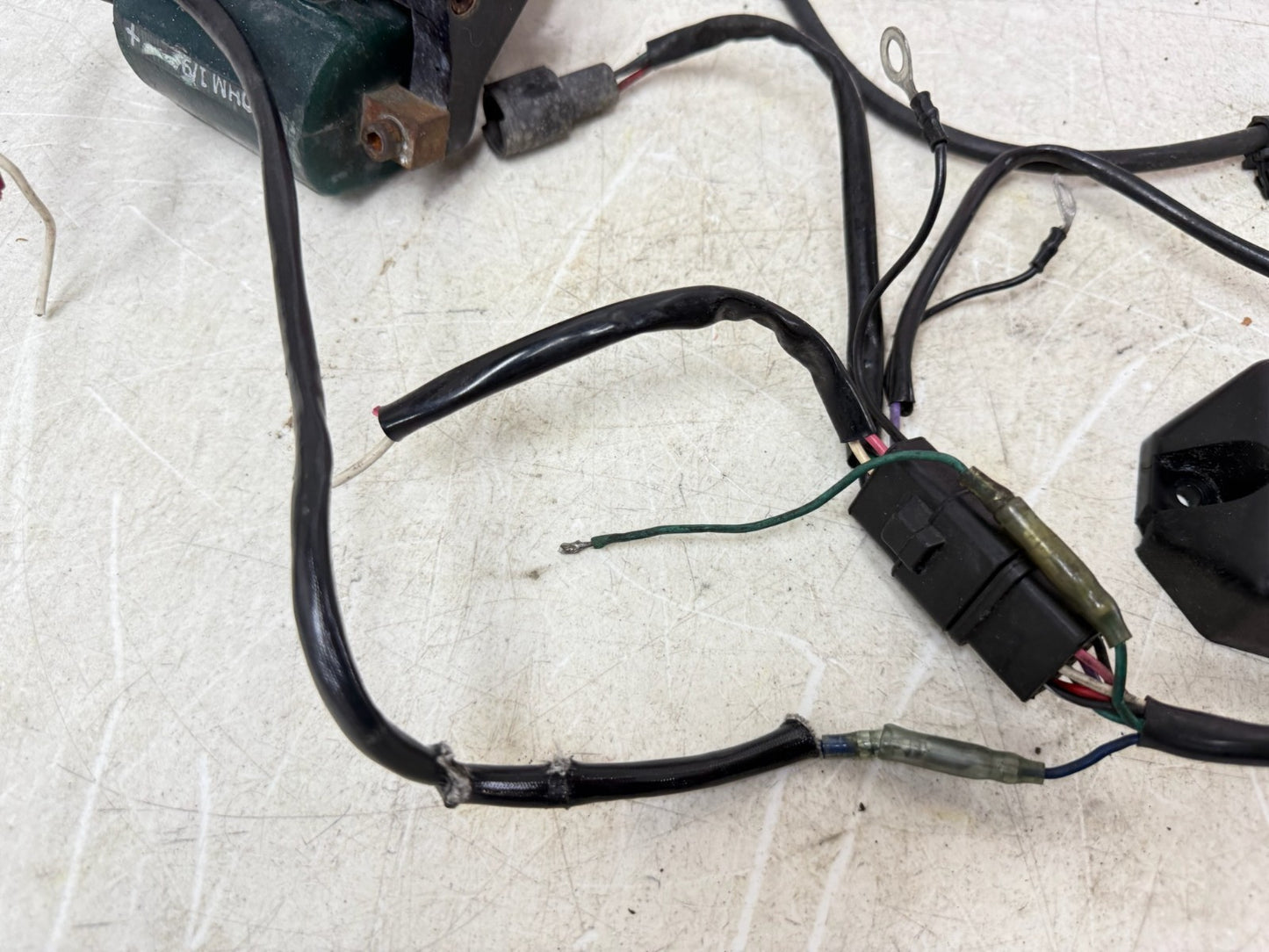 1993 HARLEY DYNA 2000 Wide Glide ECM ECU Ignition Coil Module Spark Plugs Wire