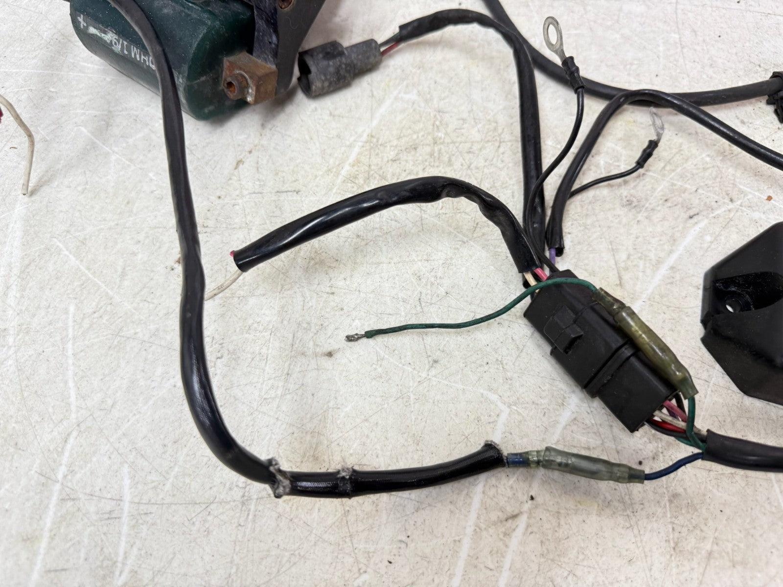 1993 HARLEY DYNA 2000 Wide Glide ECM ECU Ignition Coil Module Spark Plugs Wire