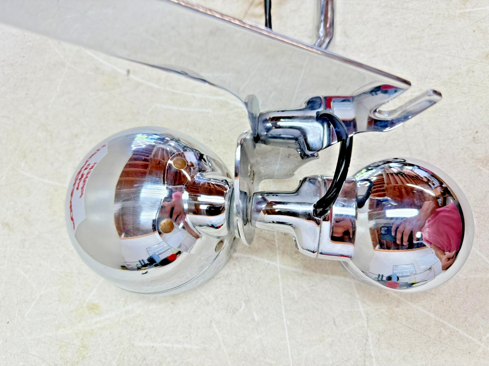 1998 HARLEY FLH ROADKING Highway Fog Spot Lamp Turn Signal Light Bar Chrome