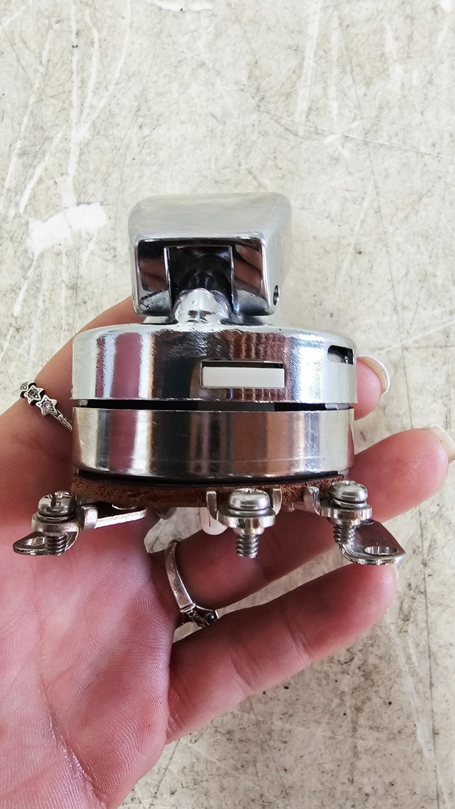 1993 HARLEY SOFTAIL Chrome Ignition Switch No Key Unlocked
