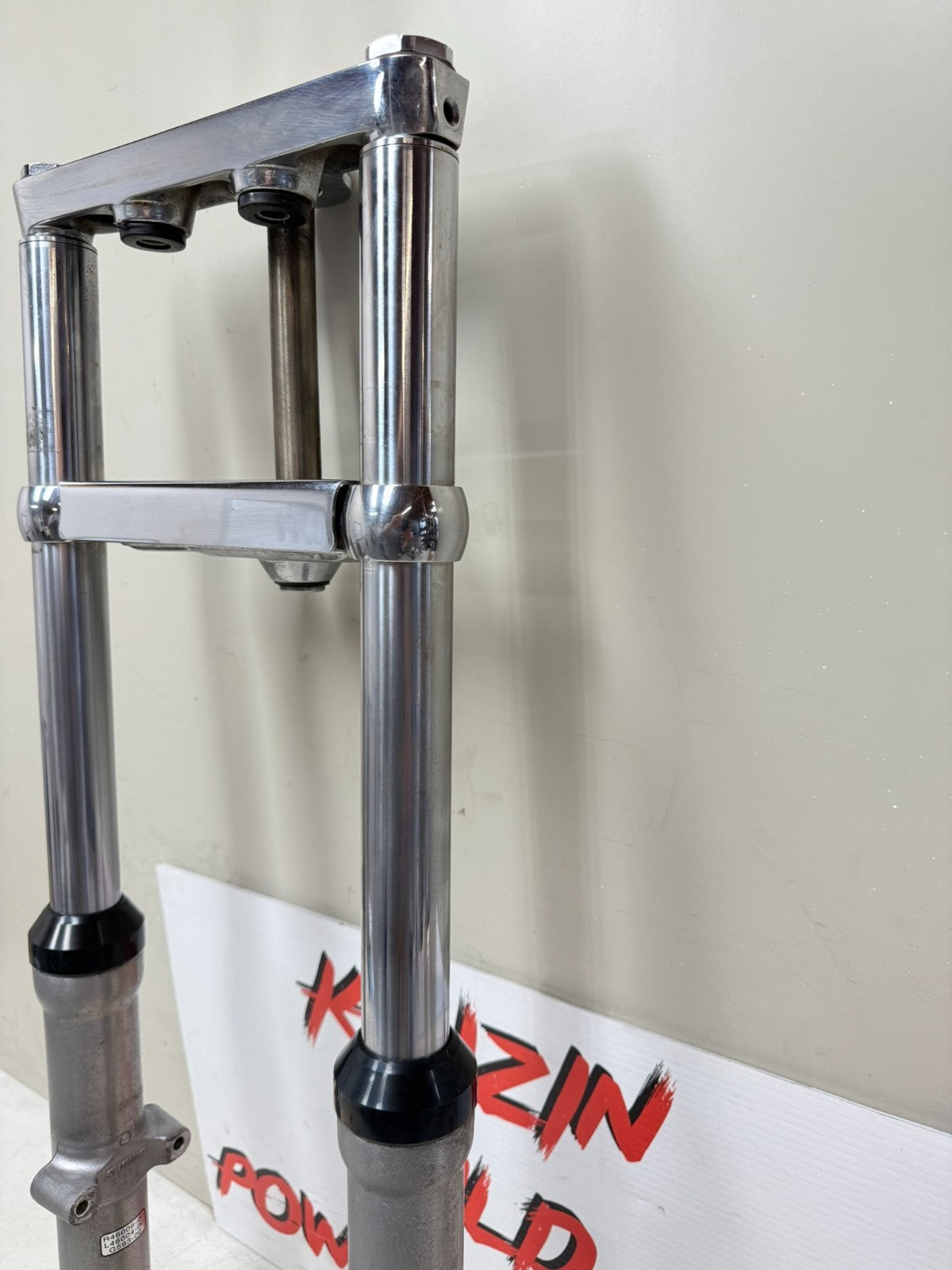 2003 HARLEY DYNA WIDE GLIDE Front End Forks Suspension Straight
