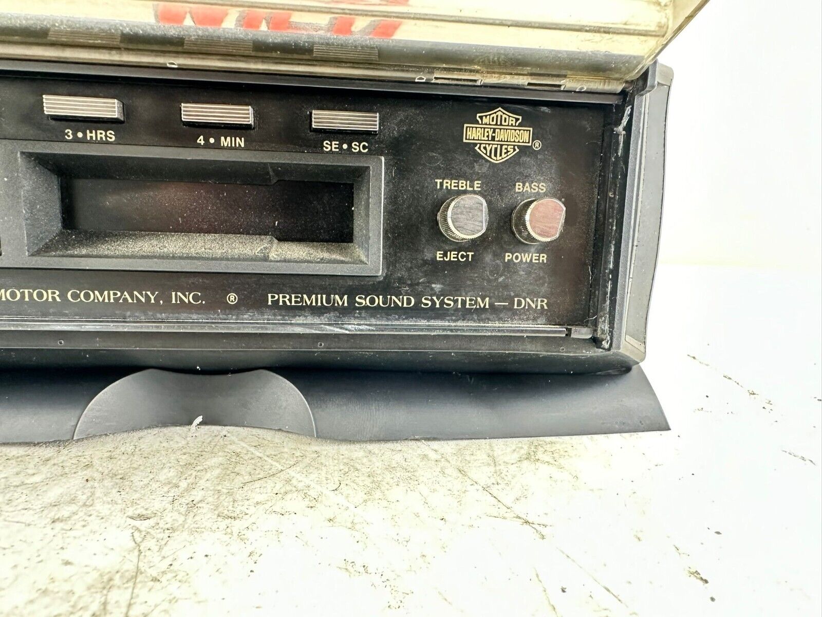 1994 HARLEY ELECTRA GLIDE OEM HD Radio Stereo + Flip Up Cover Guard