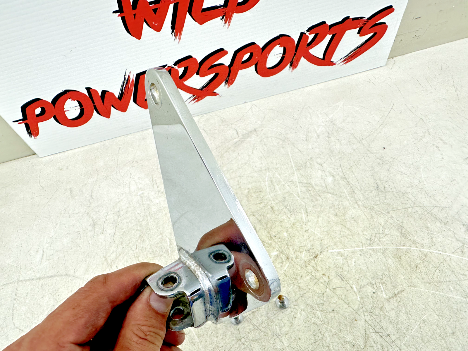 1999 HONDA VALKYRIE INTERSTATE Chrome Driver Left Side Foot Peg mount frame