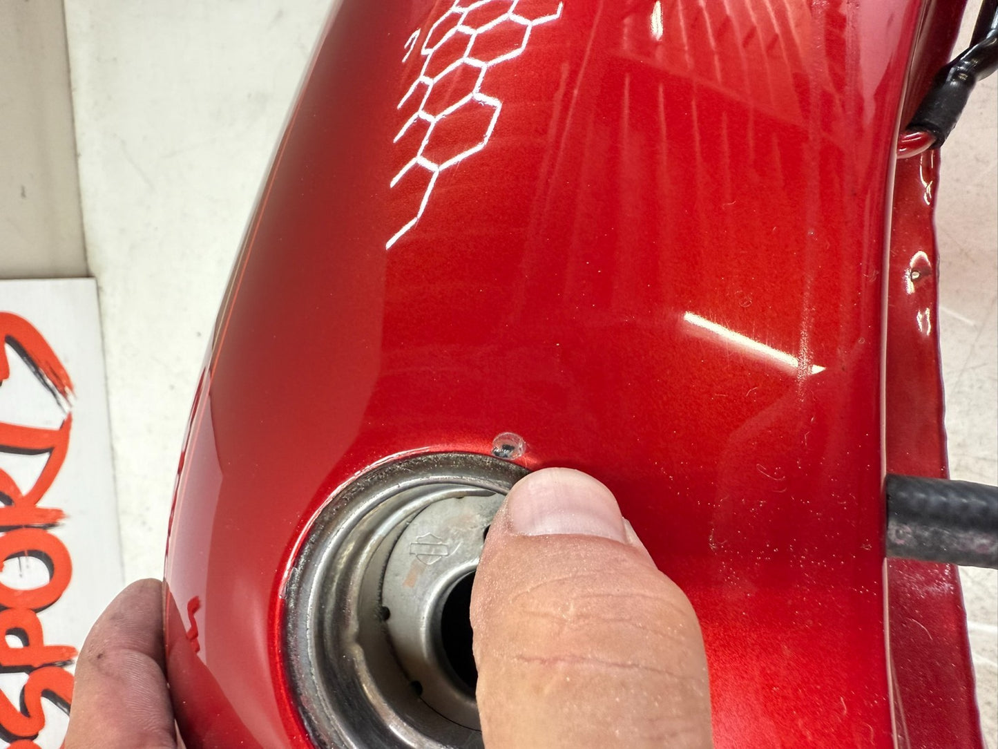 1997 HARLEY DAVIDSON SOFTAIL OEM Left Right Split Gas Fuel Tank