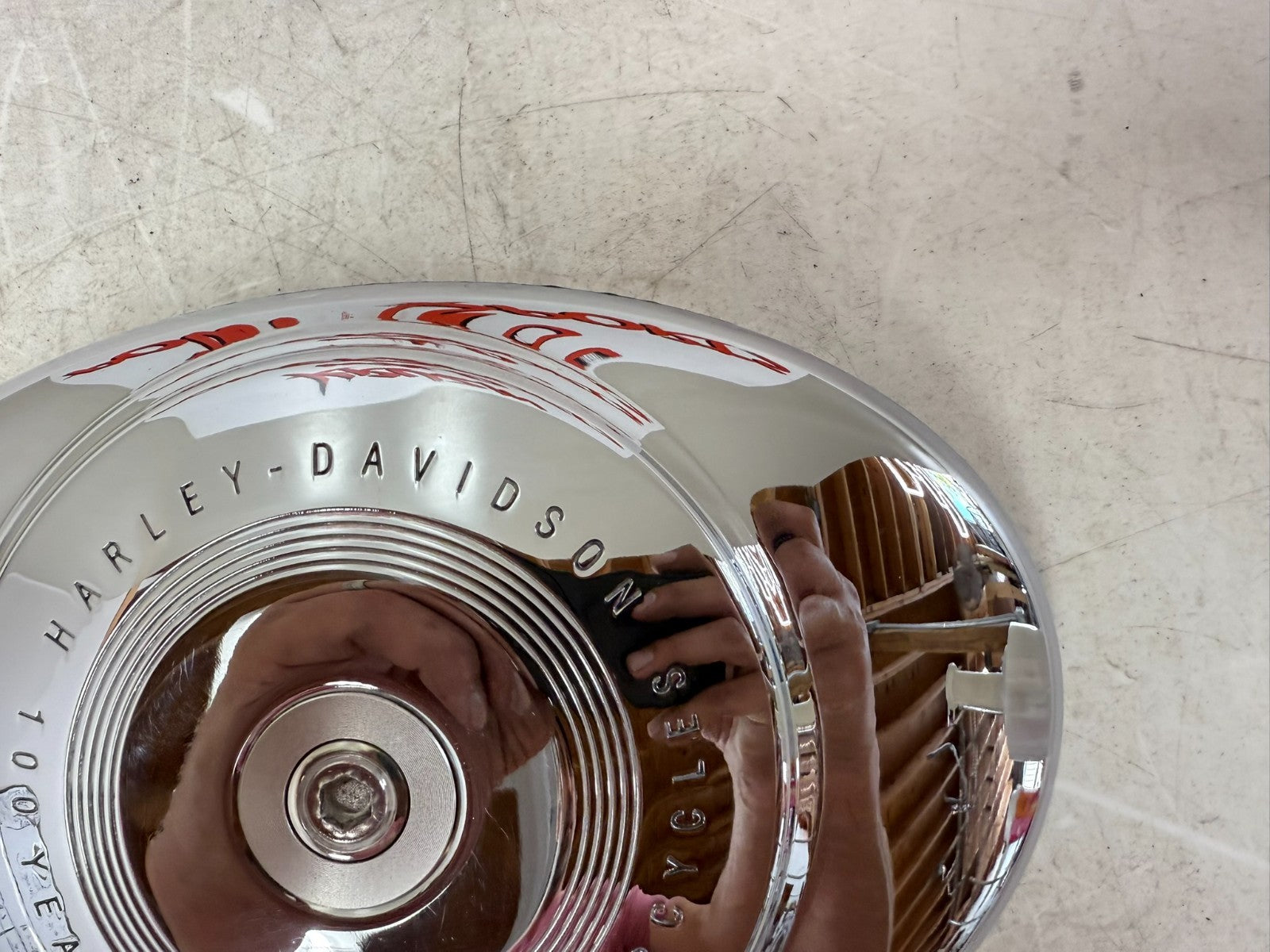 2003 HARLEY ELECTRA GLIDE 100th Anniversary Air Cleaner Housing Chrome Cover