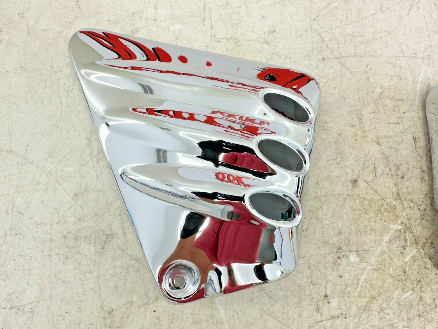 2003 Harley Davidson V Rod VRSCA Chrome Right Left Frame Neck Cover Panel