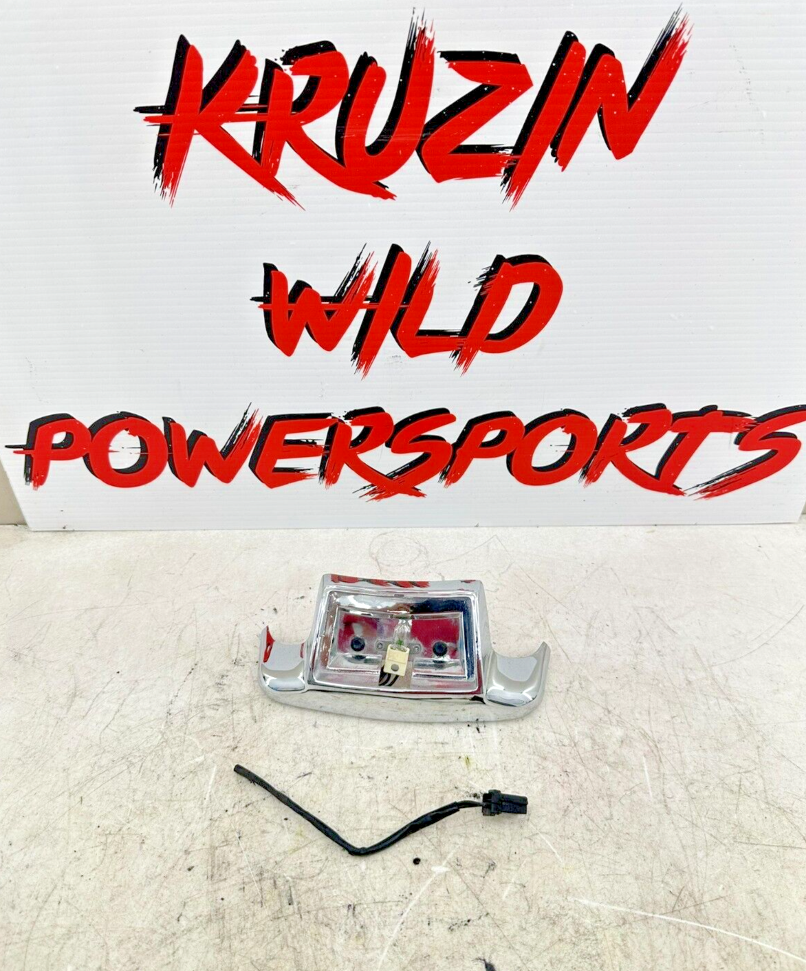 1999 HARLEY FLH ELECTRA GLIDE Chrome Rear Fender Trim With Light