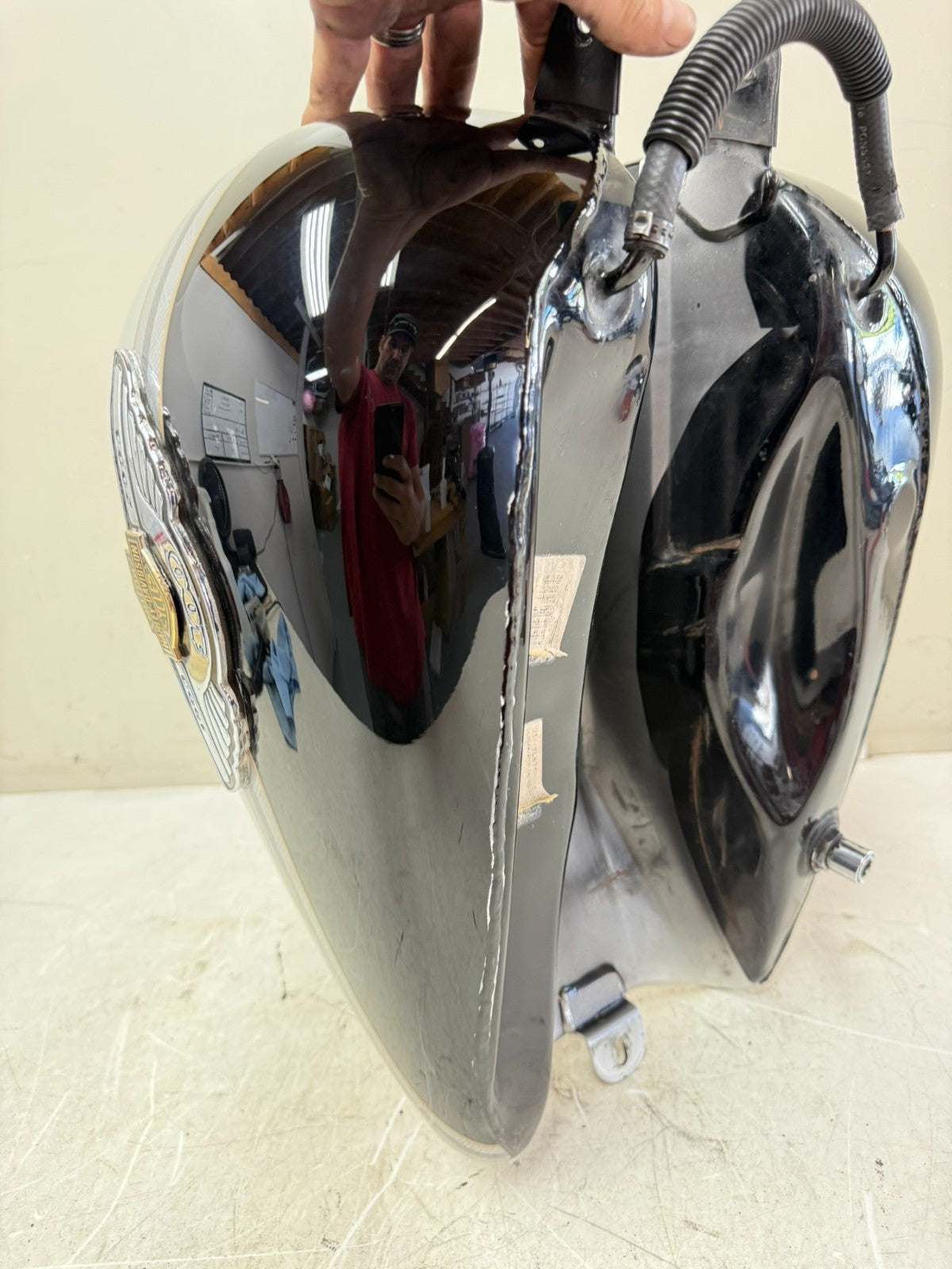 2003 HARLEY ELECTRA GLIDE Gas Fuel Tank Petrol w/ Badges 100th Anniversary