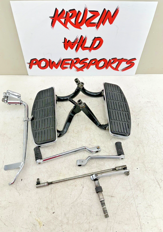 1994 HARLEY ELECTRA GLIDE Driver Floorboards Kickstand + Heal Toe Shifter