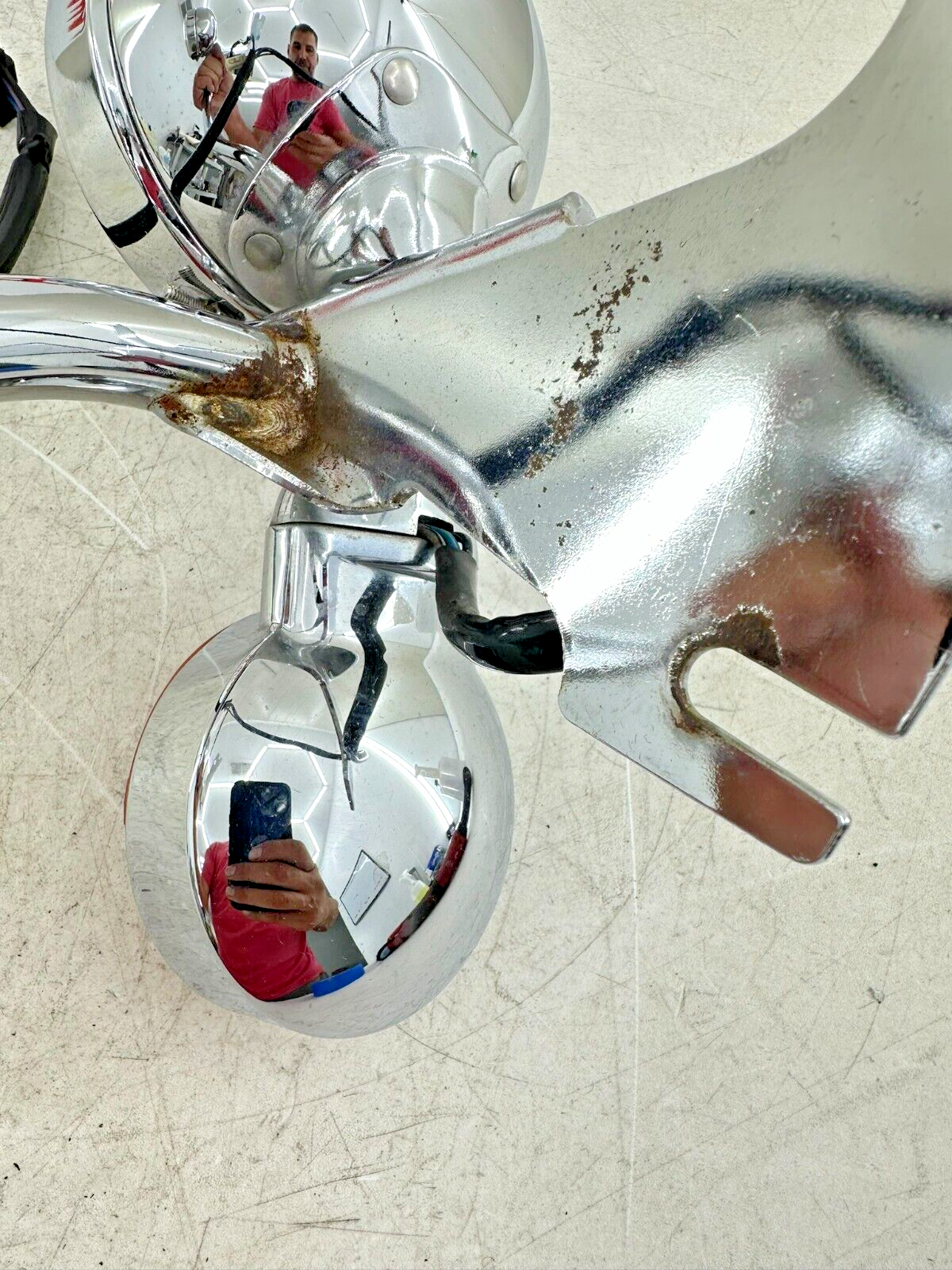 2003 HARLEY ELECTRA GLIDE classic Chrome Fog Highway Turn Signal Light Bar