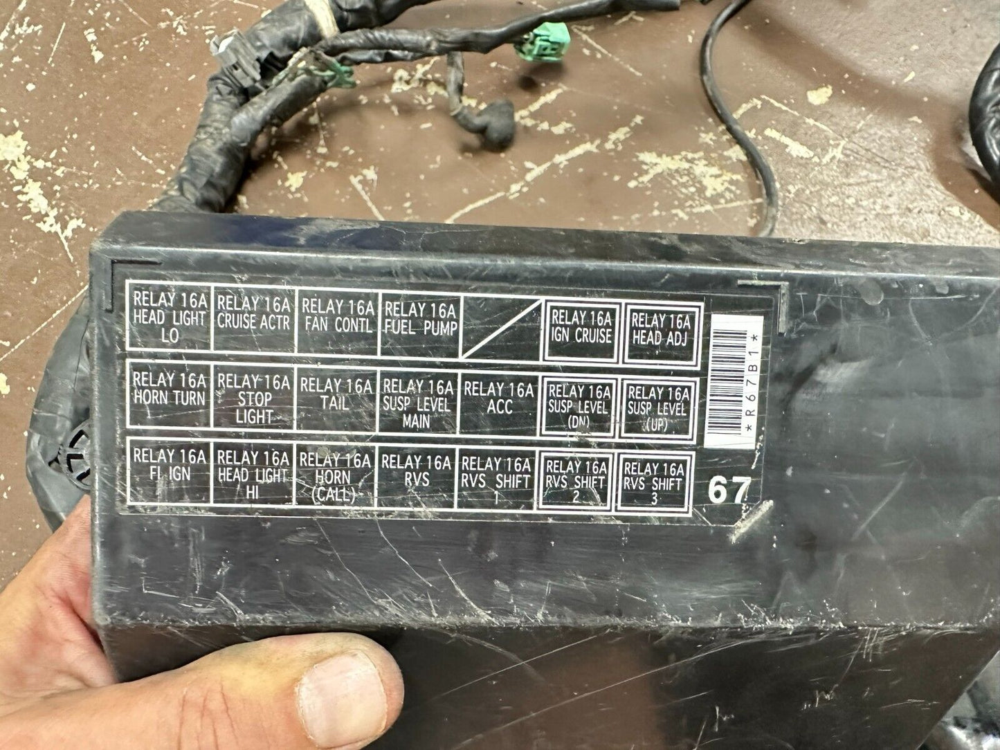 2001-2010 Honda Goldwing GL1800 1800 ABS MAIN WIRING HARNESS LOOM FUSE RELAY