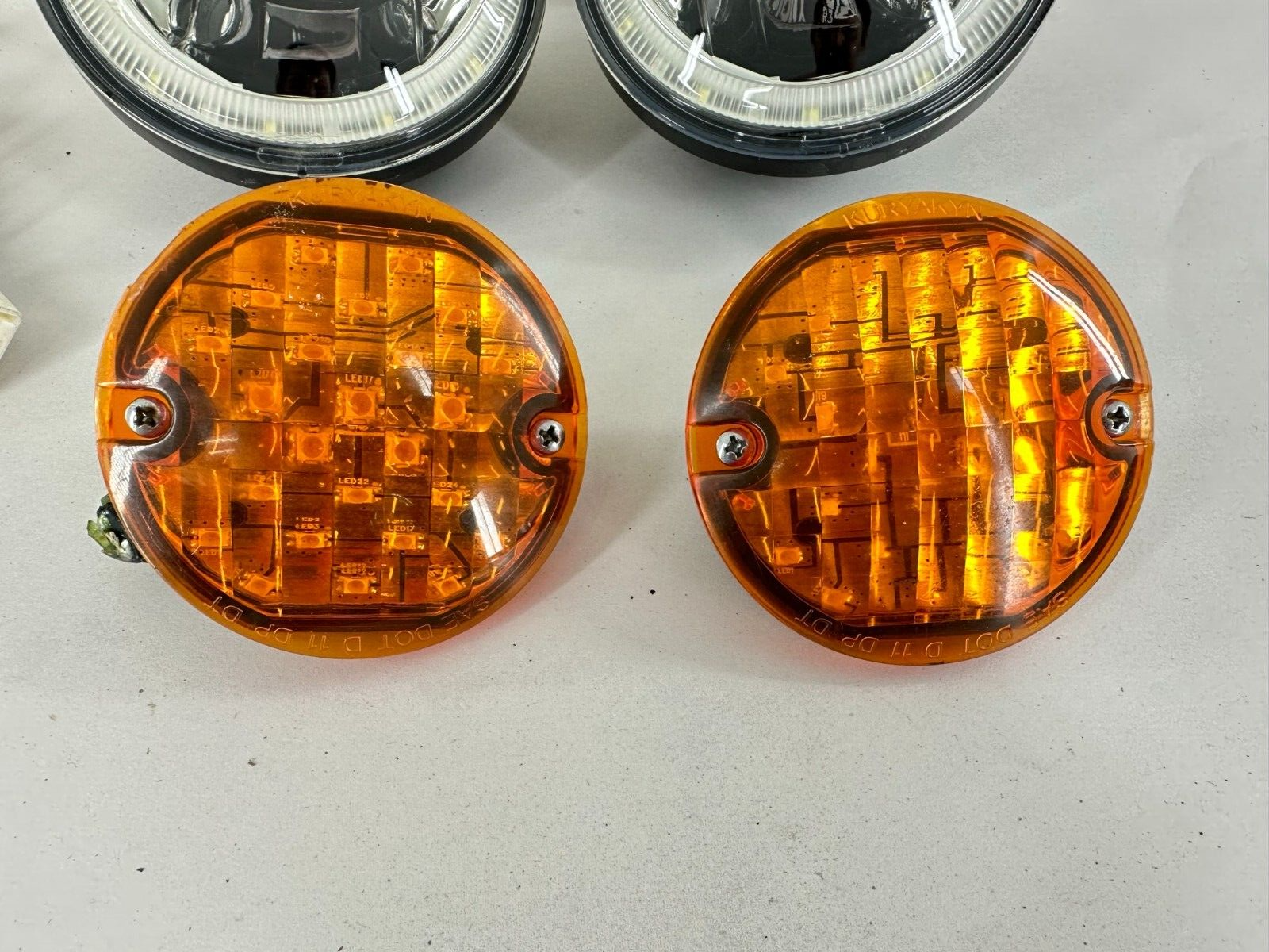 2004 HARLEY ELECTRA GLIDE Custom Dynamics Fog Passing Light Bulb Turn Signal LED