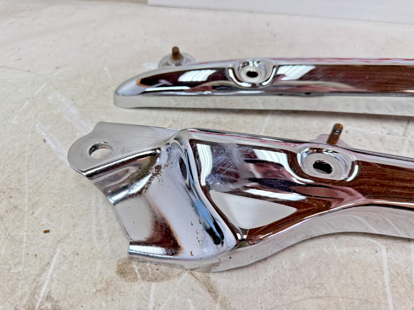 2001 HONDA VALKYRIE INTERSTATE Rear Fender Frame Bar Trunk Bracket Chrome