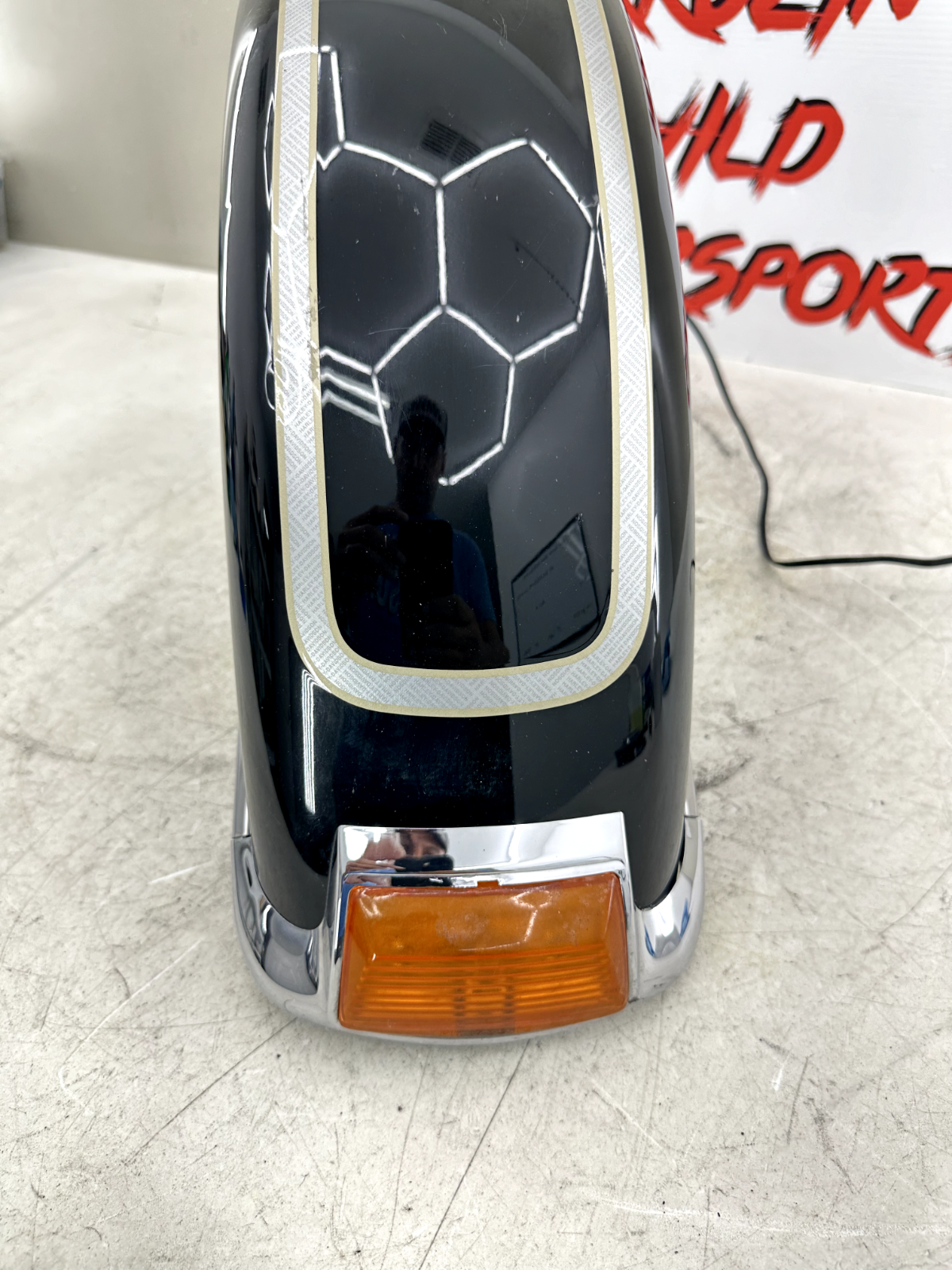 2003 HARLEY ELECTRA GLIDE classic Front Fender Black Anniversary Paint