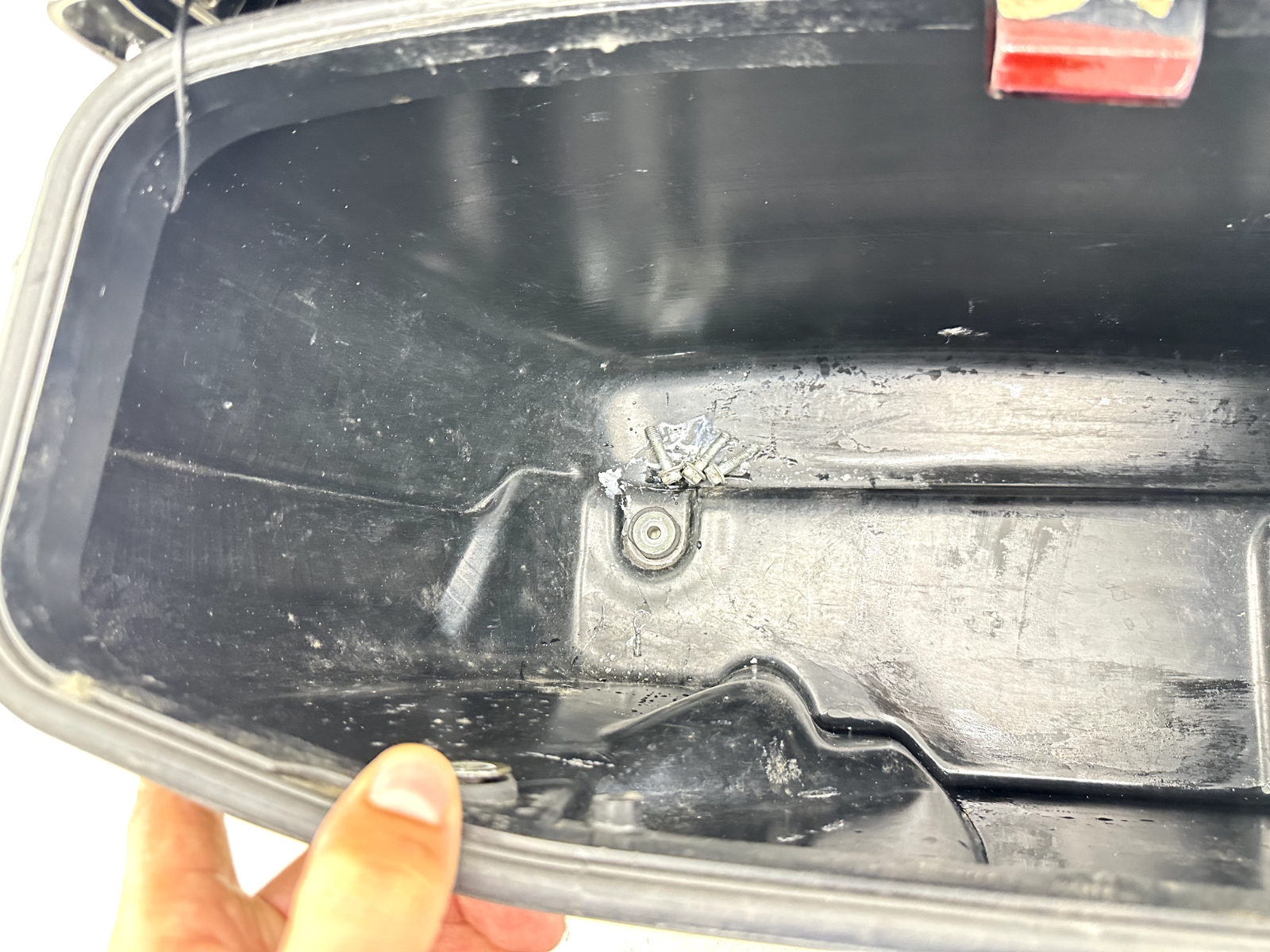 1999 HONDA VALKYRIE INTERSTATE Right Saddlebag w/ Rack + Lid No Cracks