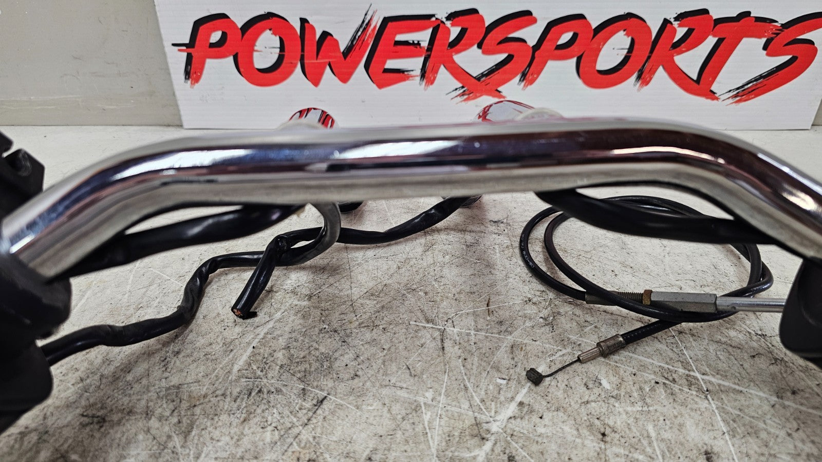 1990 Harley FXR FXRT FXRD FXRS FXLR FXRC Chrome Drag Bars 8" Risers Hand Control