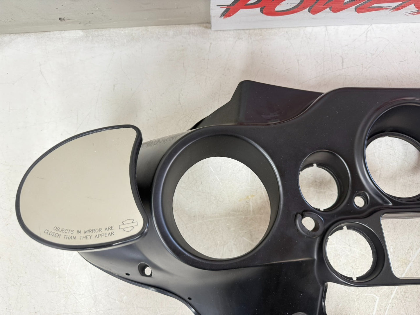 2003 HARLEY ELECTRA GLIDE Front Upper Batwing Inner Fairing Rearview Side Mirror