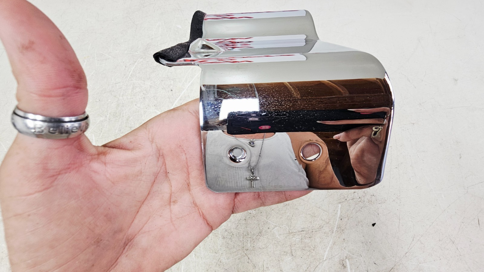 2003 HARLEY ELECTRA GLIDE Chrome Batwing Fairing Lower Trim Cover