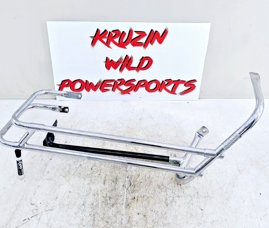 1998 HARLEY FLH ELECTRA GLIDE Chrome Right Saddlebag Guard Bumper Surround Bars