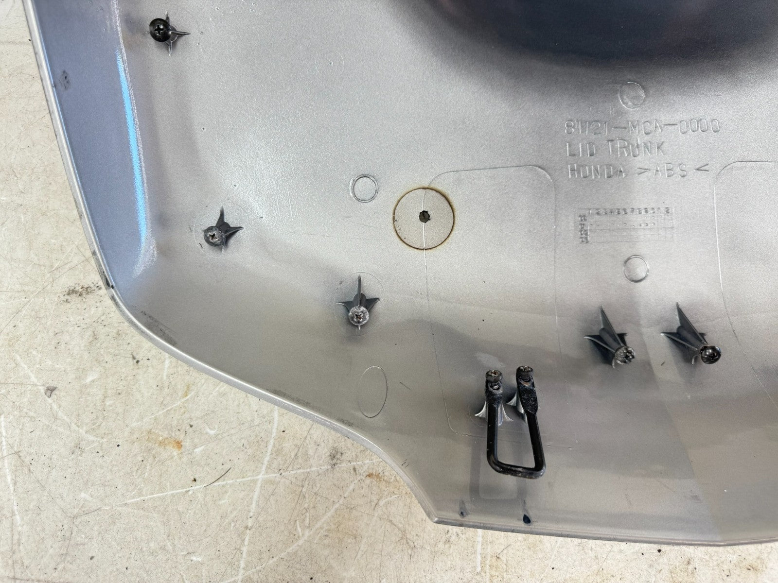 2002 Honda Goldwing GL1800 Rear Lid Trunk Cover