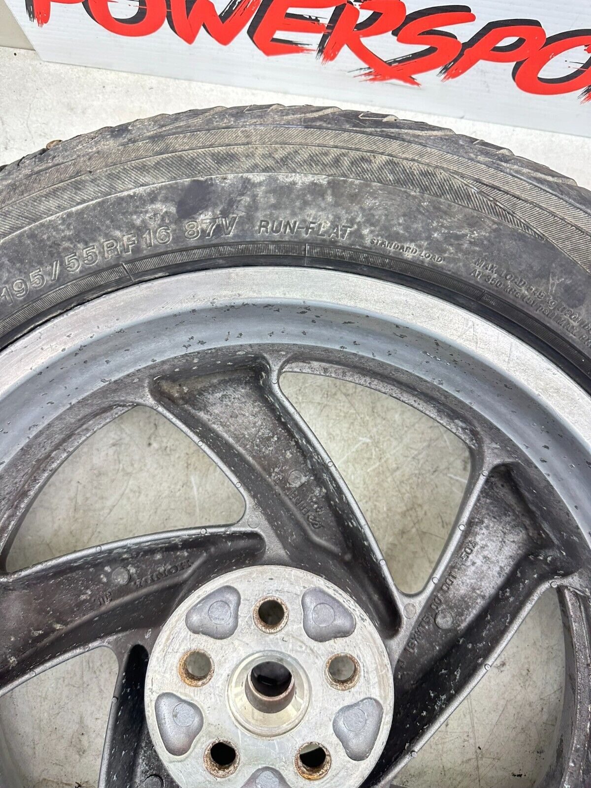 2004 Honda Goldwing GL1800 16" Rear Wheel Rim W/ Car Tire 195/55/16 + Rotor