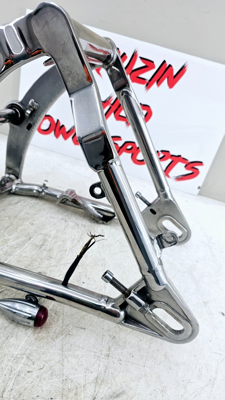 1988 HARLEY SOFTAIL Chrome Swingarm Axle Transmission Mount Bolt