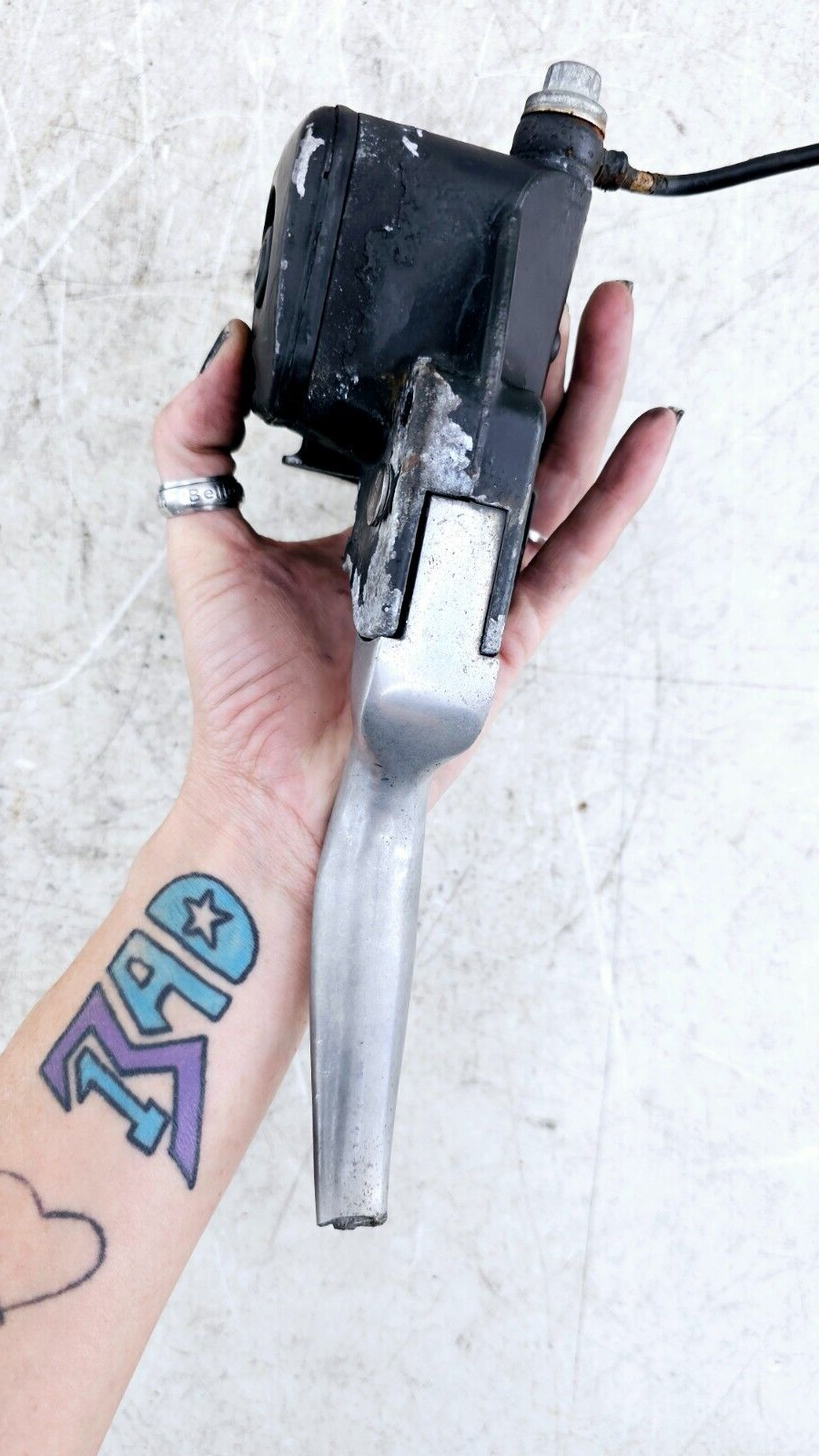 1999 HARLEY SOFTAIL Brake Master Cylinder Braided Hose Caliper