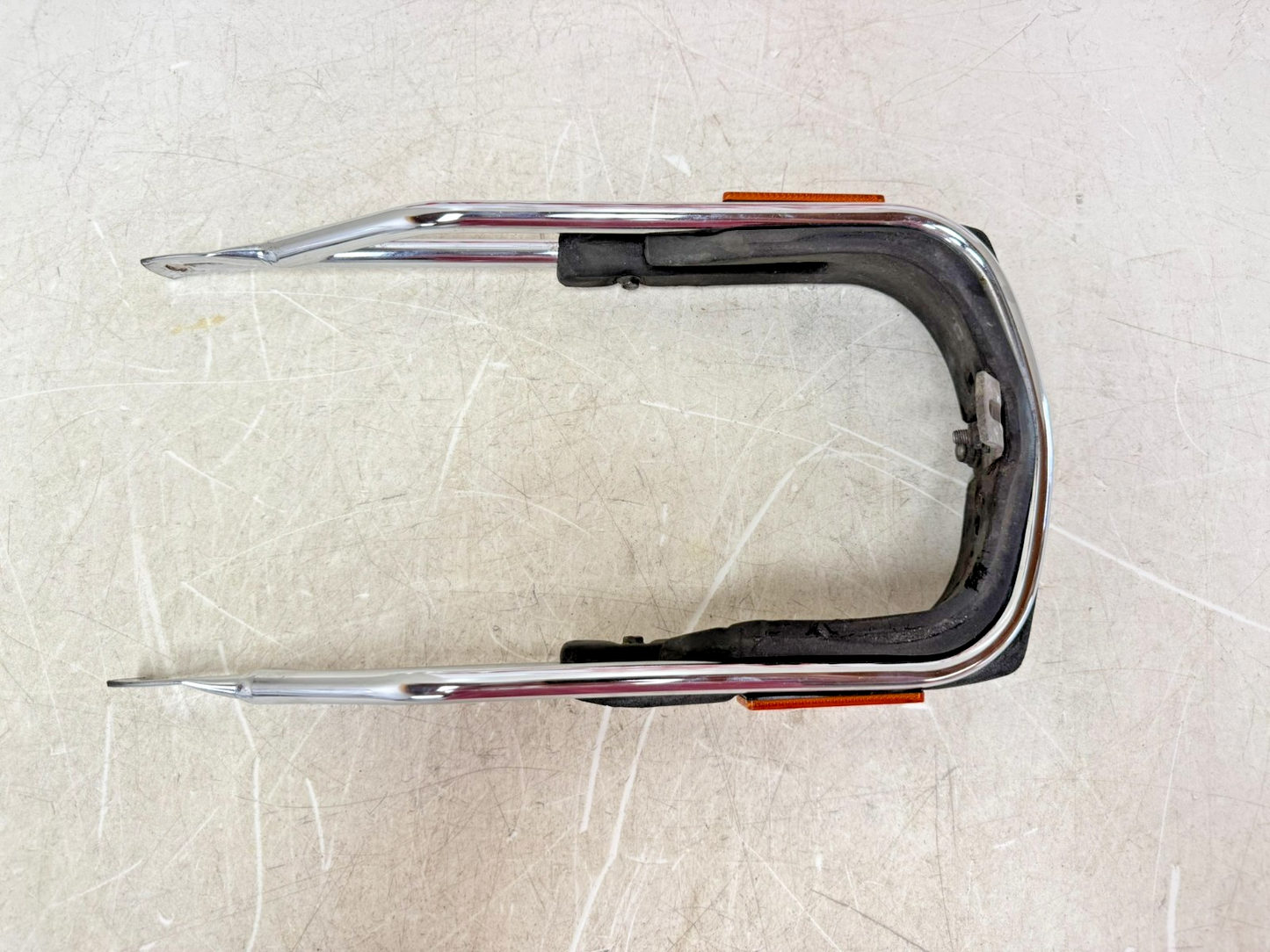 2003 HARLEY ELECTRA GLIDE Front Fender Bumper Trim Rail Guard w/ Reflector