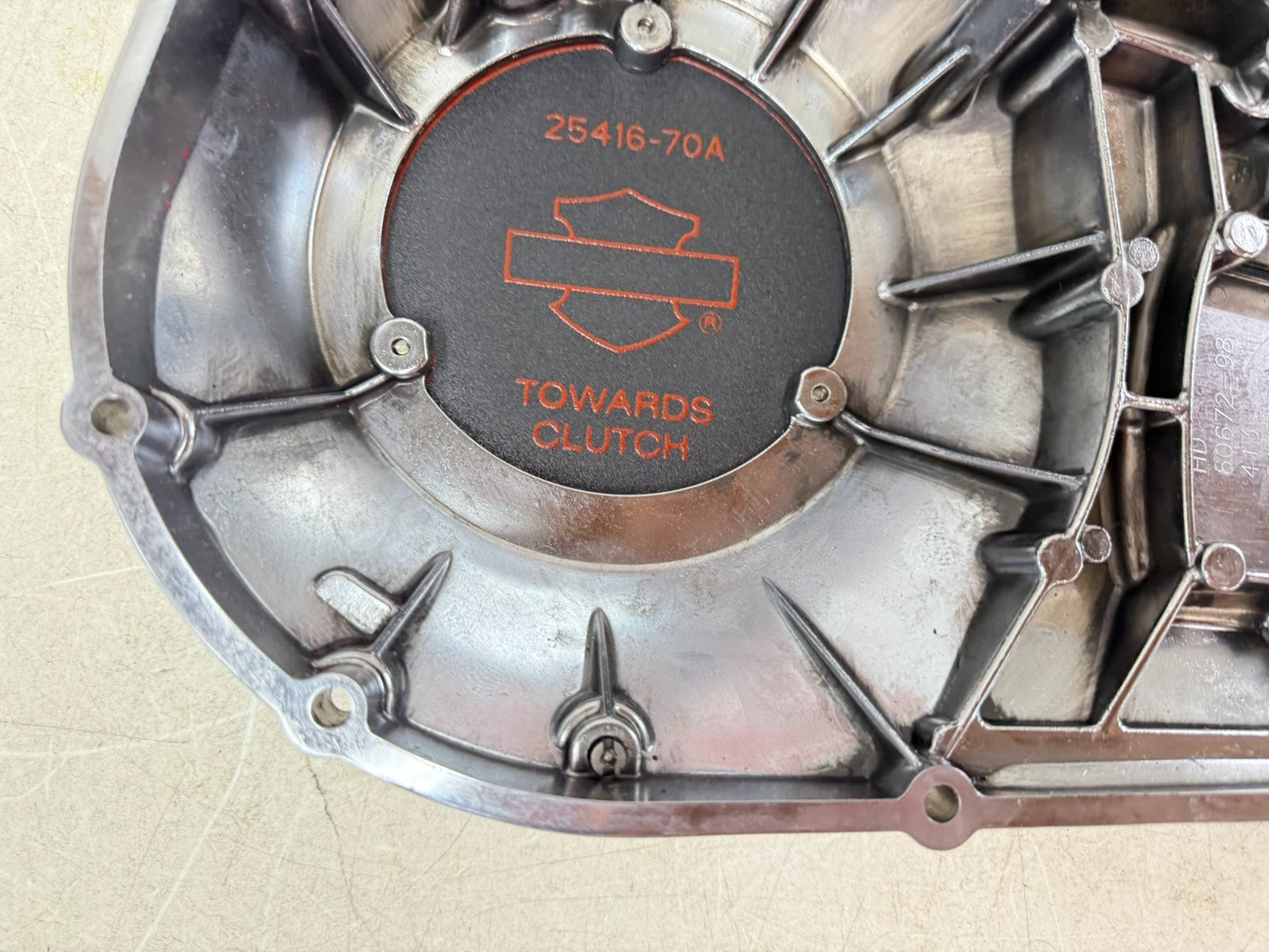 1998 HARLEY FLH ROADKING Outer Primary Clutch Cover Case Housing 60685-94