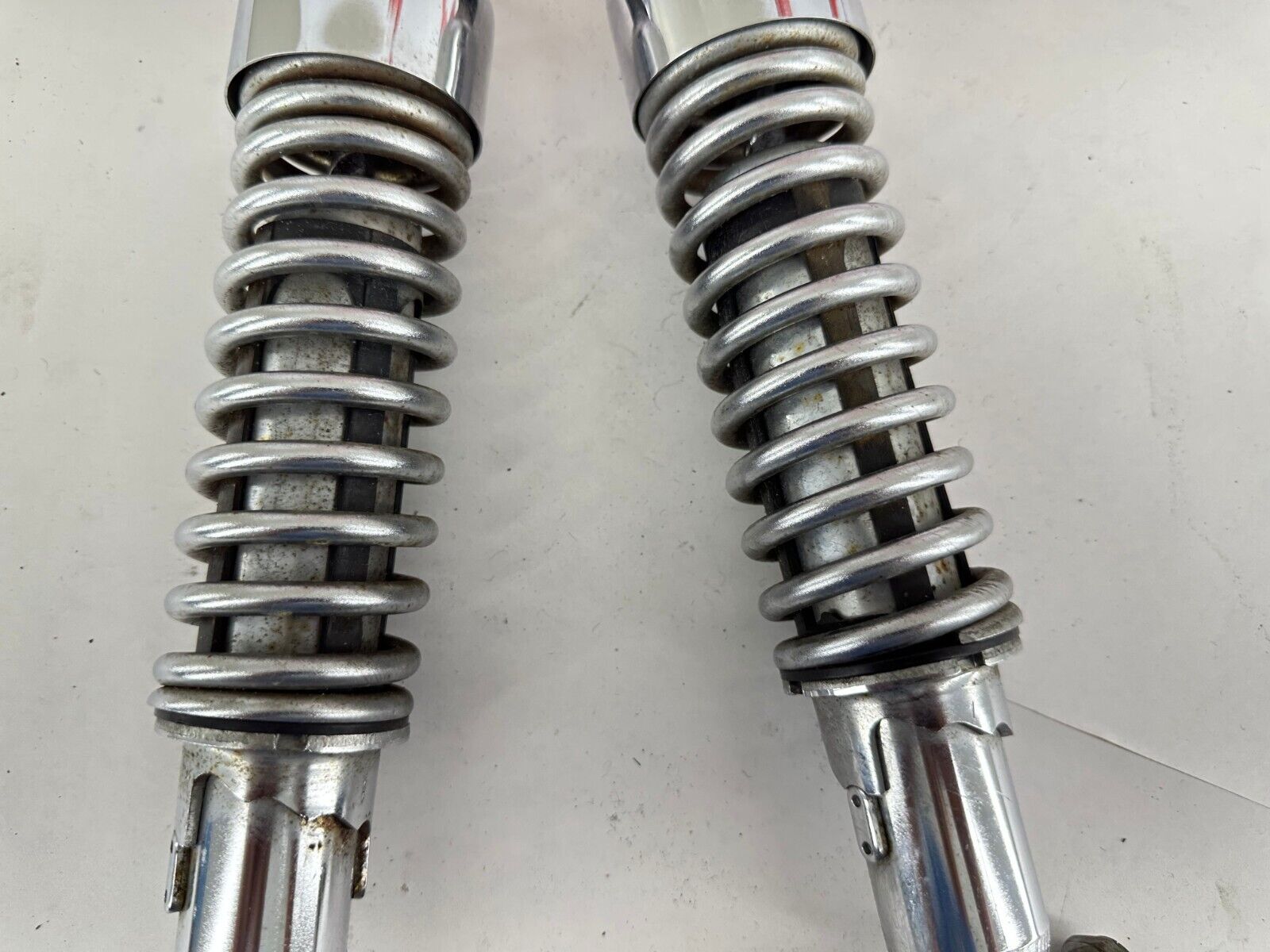 2007 HARLEY SPORTSTER CUSTOM Chrome Rear Shocks Suspension 11 3/4