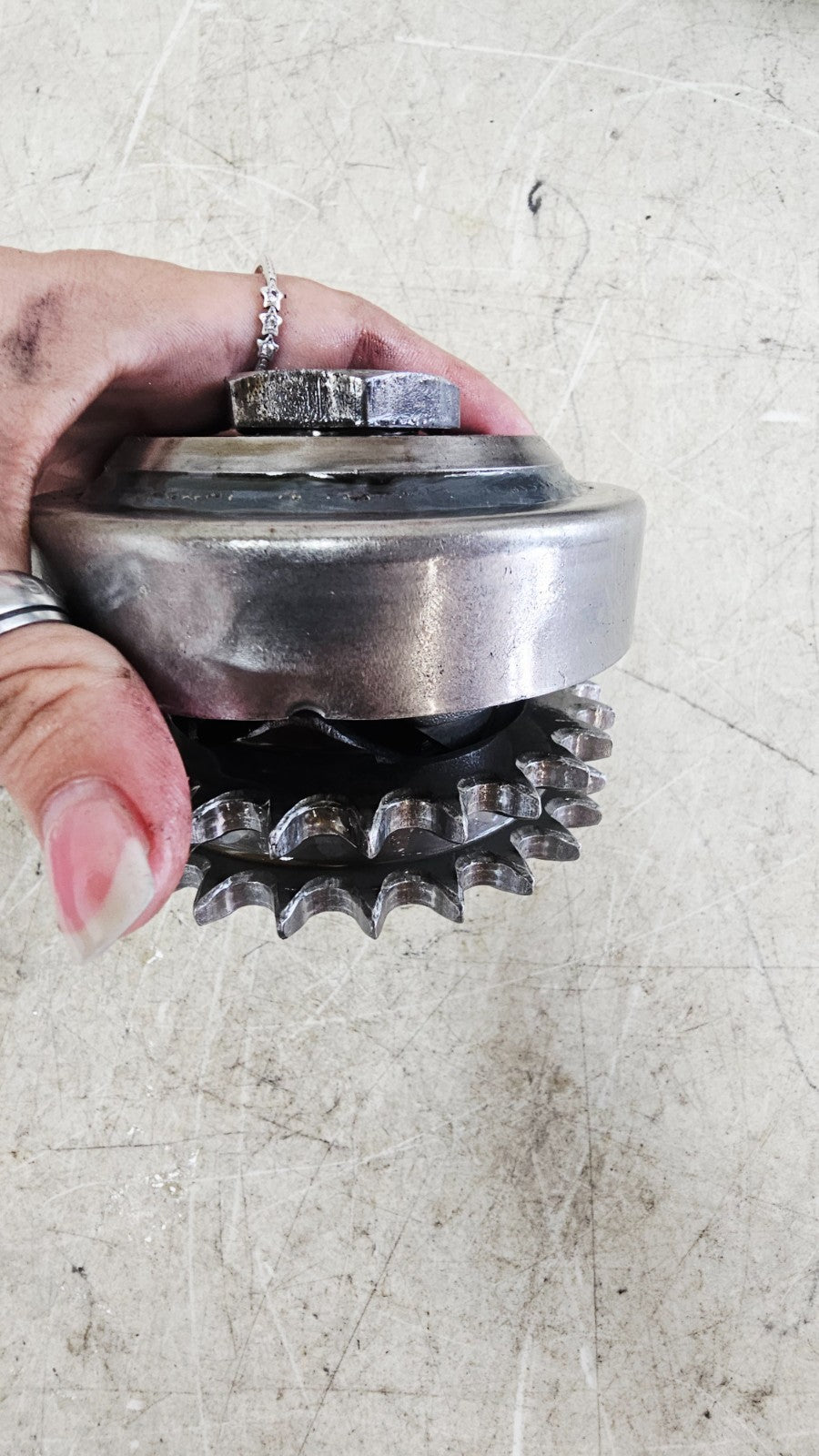 2000 HARLEY SOFTAIL DEUCE Primary Clutch Chain Compensator Jackshaft Gear