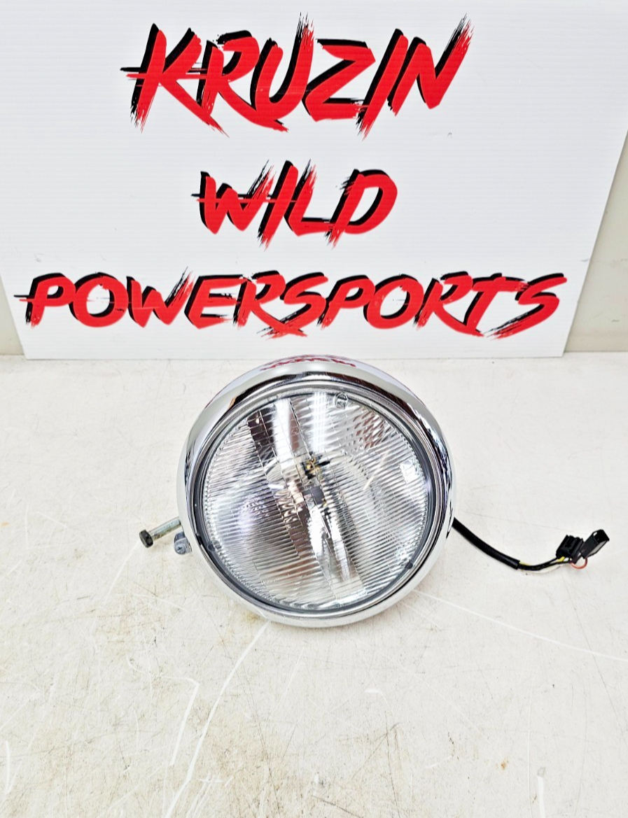 2002 HARLEY SOFTAIL Chrome Headlight Housing Trim Ring Mounting Bracket