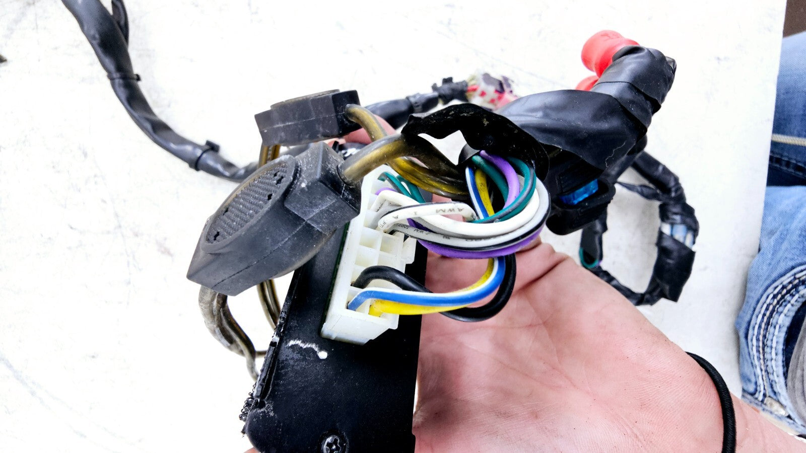 1999 HARLEY DYNA CONVERTIBLE J&M Handlebar Mounted Stereo Radio Bluetooth