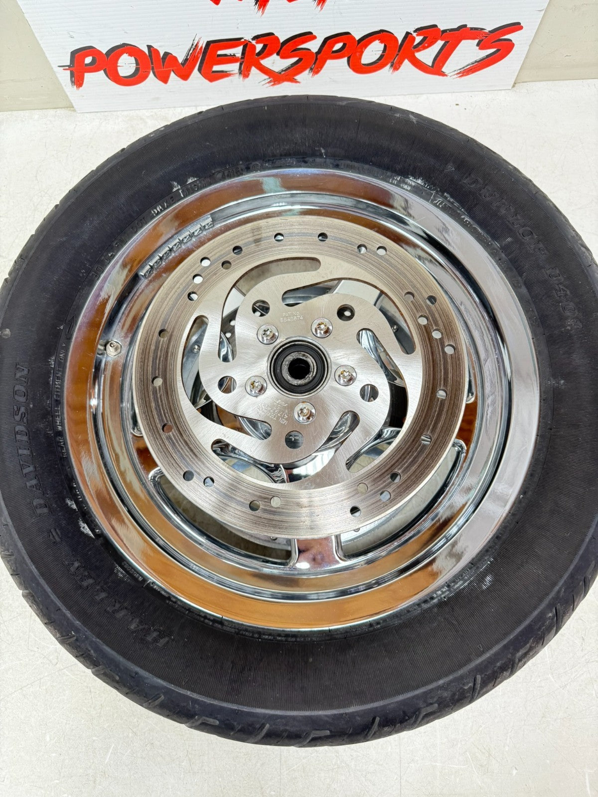 2003 HARLEY DYNA WIDE GLIDE 16" Thunder star  Rear Wheel Rim Full Chrome NICE! 
