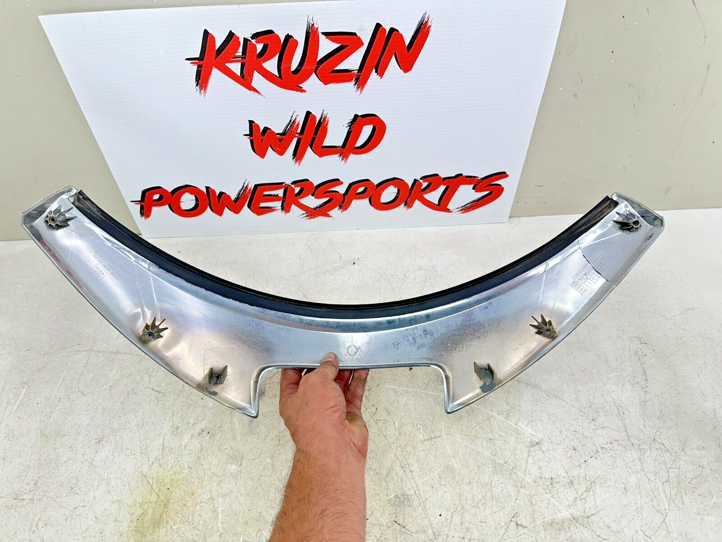 1999 HONDA VALKYRIE INTERSTATE  Chrome Upper Fairing Windshield Trim Garnish