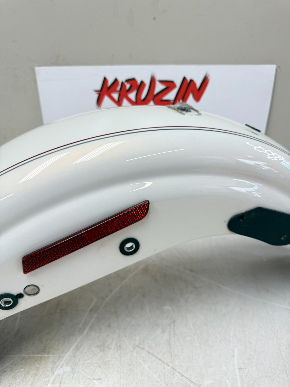 2003 Harley Davidson Sportster Rear Fender + Brake Light 100th Anniversary