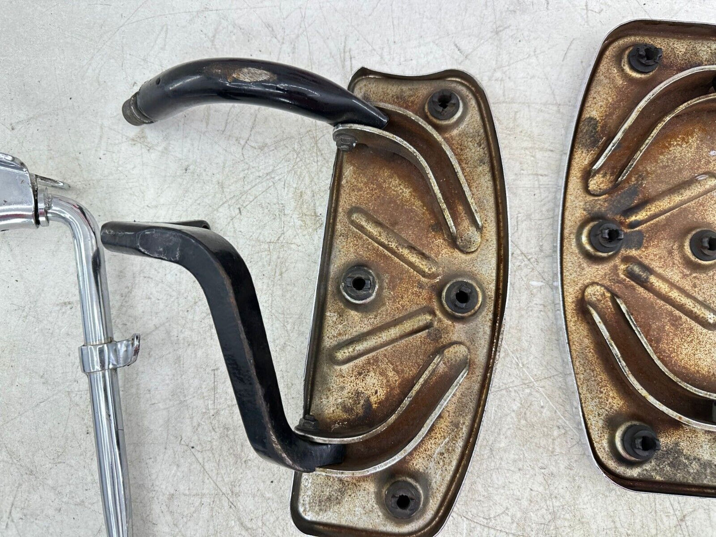 1994 HARLEY ELECTRA GLIDE Driver Floorboards Kickstand + Heal Toe Shifter
