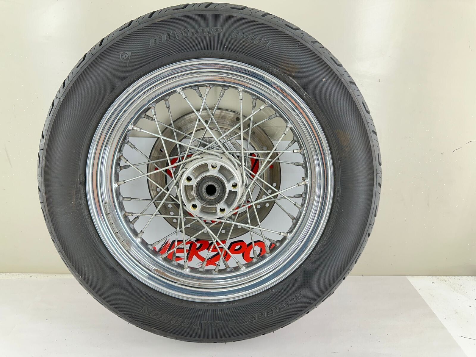 2003 Harley Davidson Sportster 16" Rear Wheel Rim Nice Dunlop D401 Tire