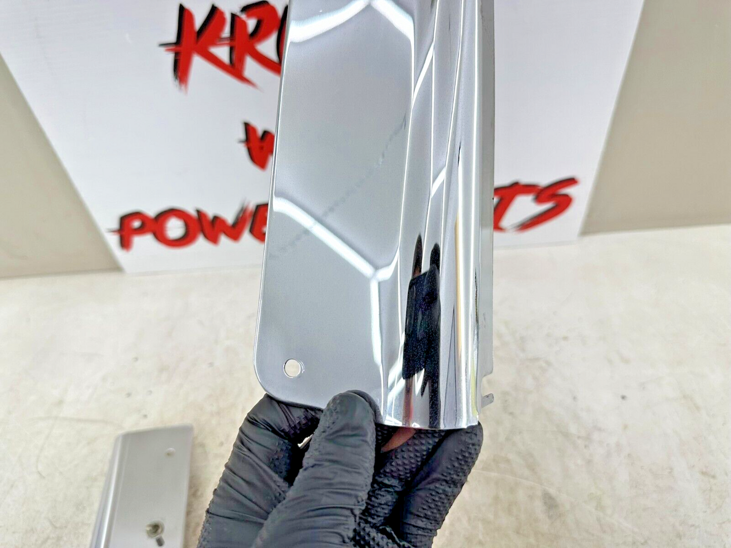 1995 HARLEY SOFTAIL Chrome Upper Fork Cover Tins