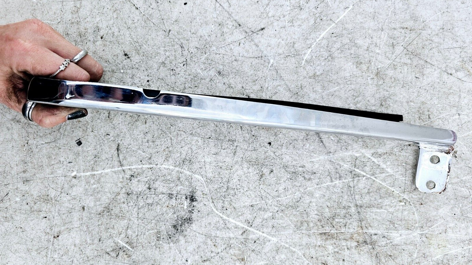 1998 HARLEY FLH ROADKING Chrome Saddlebag & Crash Bar Mounting Arms Frame