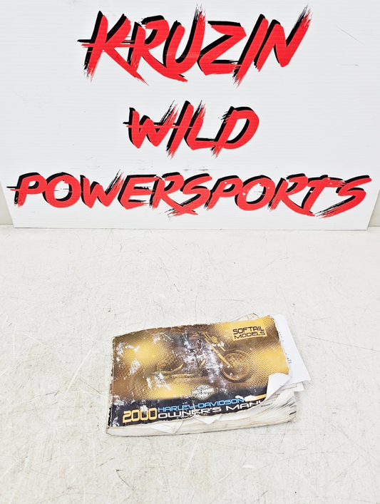 2000 HARLEY SOFTAIL DEUCE Owner Manual User Guide