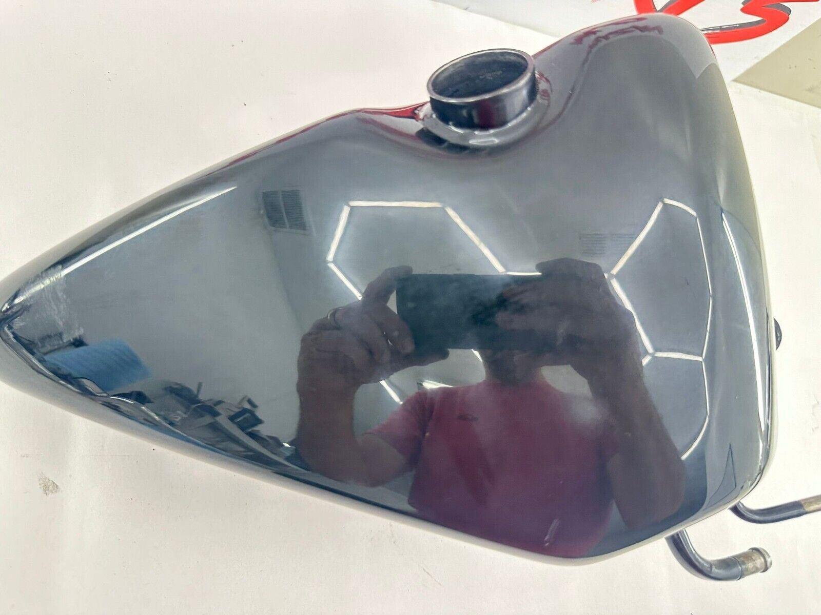 2003 Harley Davidson Sportster Oil Tank Sac Bag No Dents