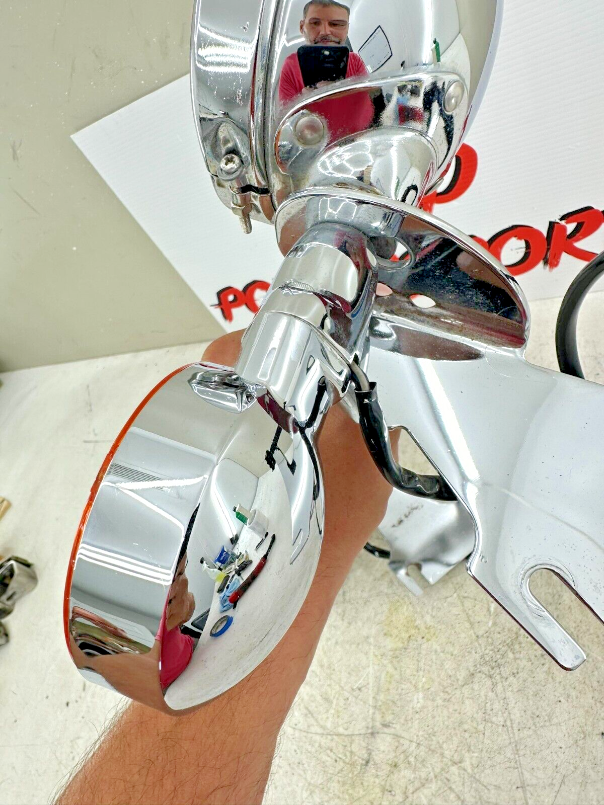 2003 HARLEY ELECTRA GLIDE classic Chrome Fog Highway Turn Signal Light Bar