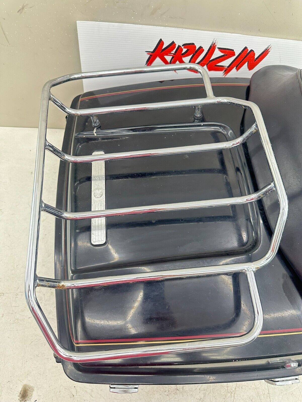 1999 HARLEY FLH ELECTRA GLIDE Black Trunk Tour Pack Top Box
